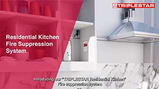 TRIPLESTAR Residential Kitchen Fire Suppression System